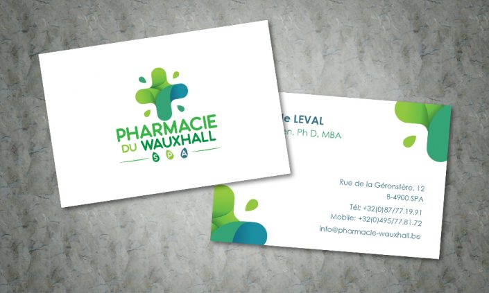 Carte de visite - Pharmacie Wauxhall